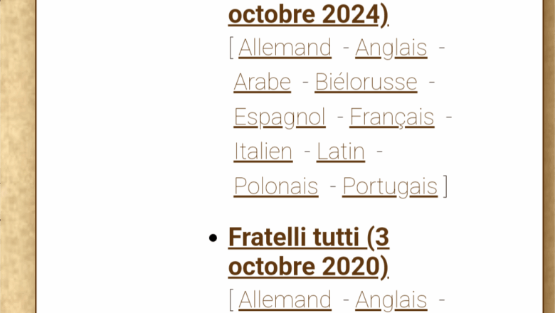 Les encycliques du pape François : foi, écologie et fraternité au cœur du monde