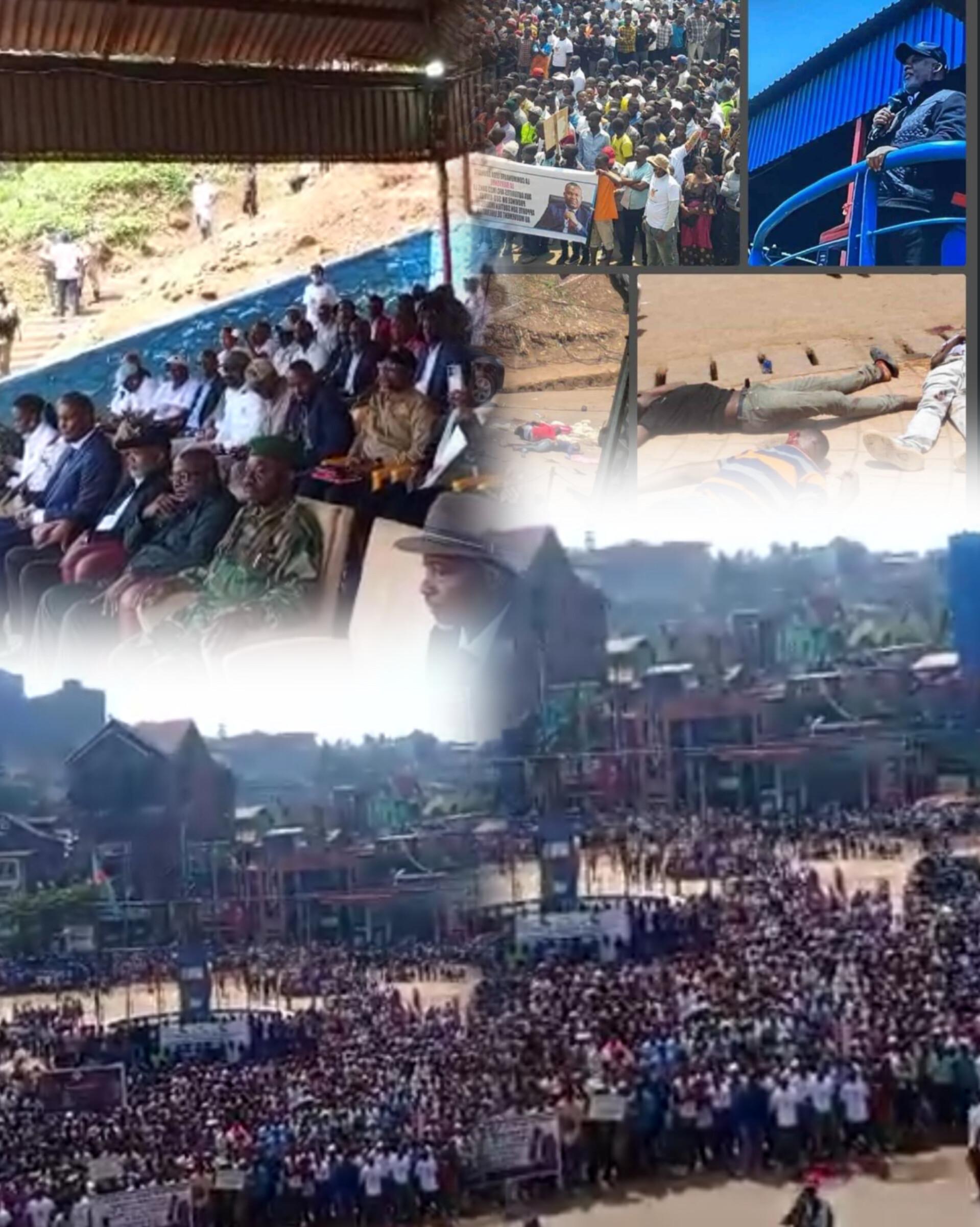 Bukavu en crise : Bain de sang lors d&rsquo;un meeting et menace des caches d&rsquo;armes.