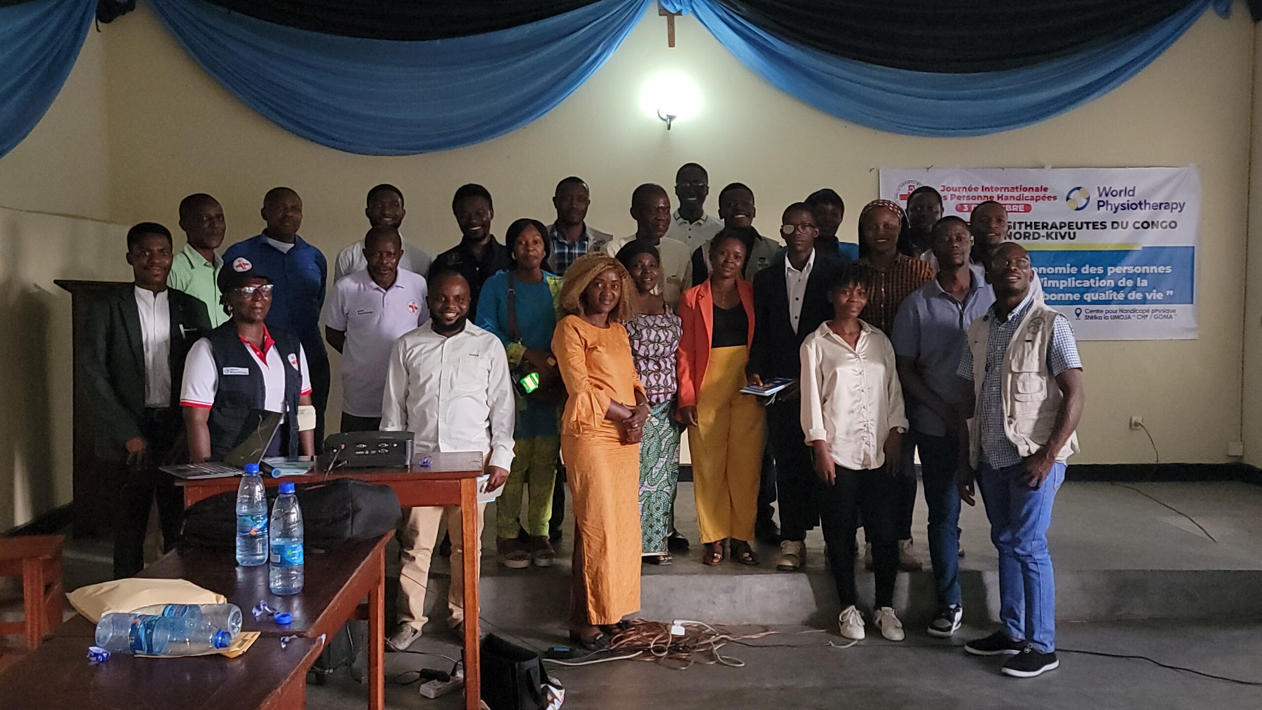 RDC : L&rsquo;Union des Kinésithérapeutes du Congo/Nord-Kivu plaide pour la qualité des soins et la pleine application de la loi pour l&rsquo;autonomie des personnes handicapées