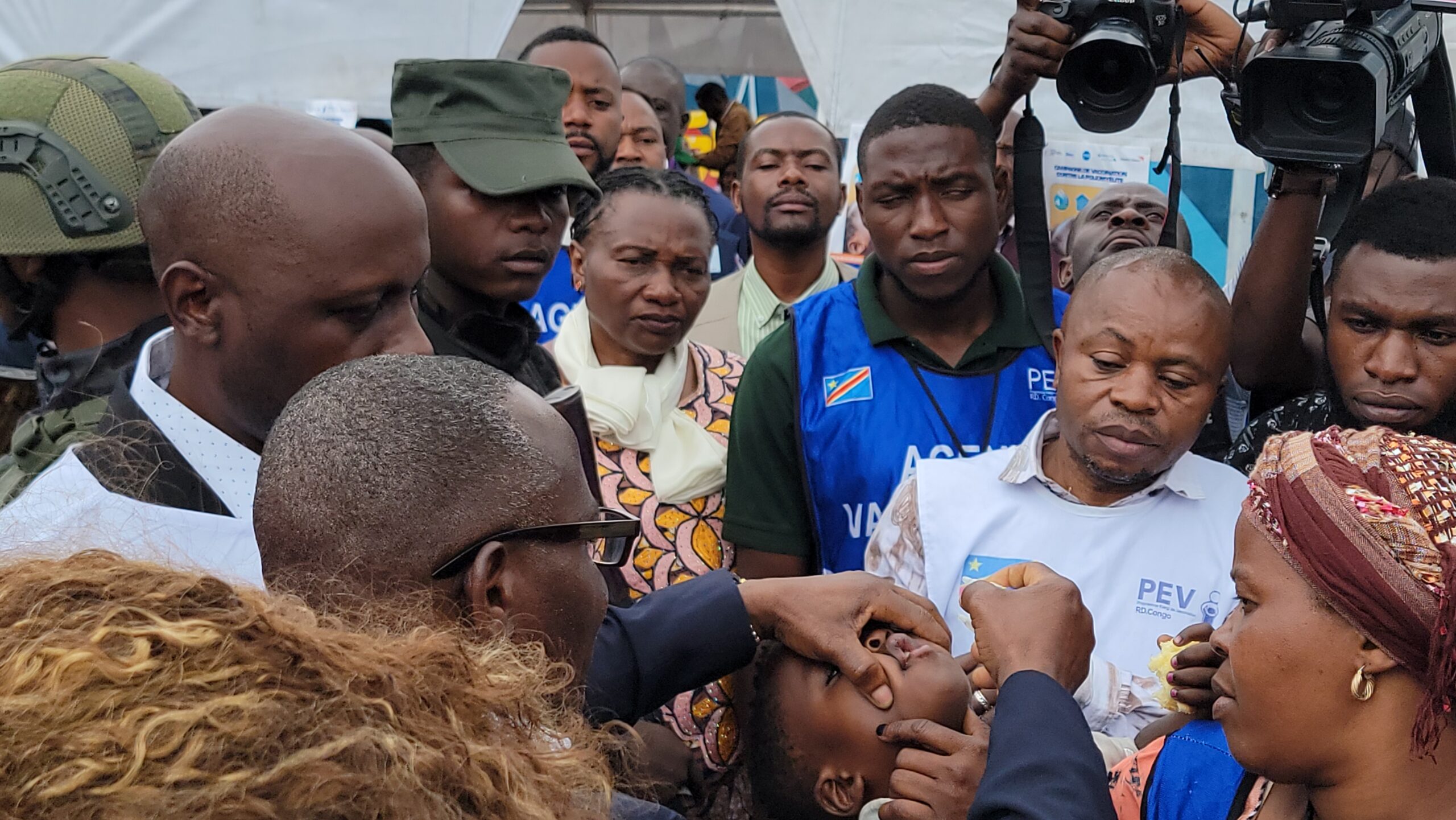 Nord-Kivu : Plus de 2,1 millions d’enfants ciblés par la campagne de vaccination contre la poliomyélite (11–13 décembre 2025)