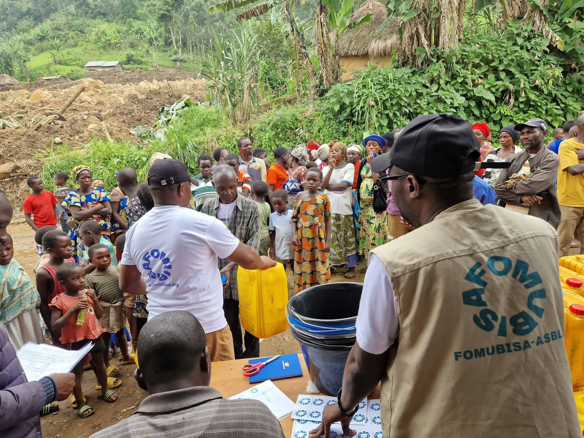 Kashebere : La Fondation FOMUBISA en première ligne après l’éboulement meurtrier à Kashebere