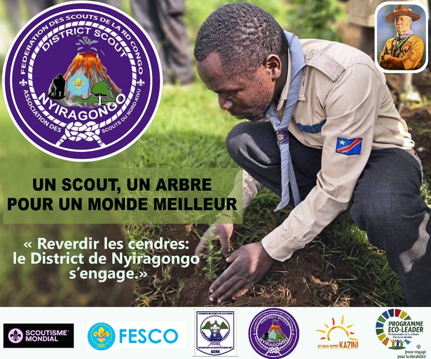 DISTRICT SCOUT DE NYIRAGONGO: La célébration de la journée mondiale du Scoutisme, 22 février 2026.