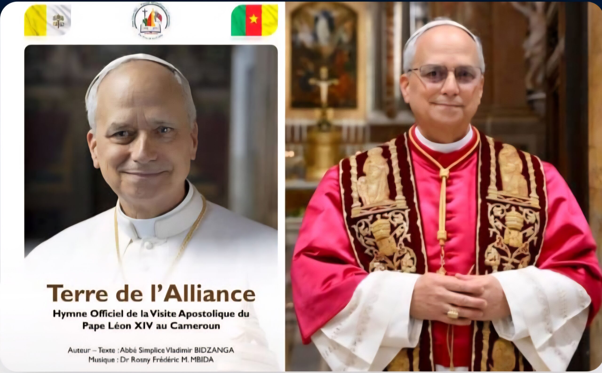 Le Cameroun dévoile l’hymne officiel à l’approche de la visite apostolique du Pape Léon XIV