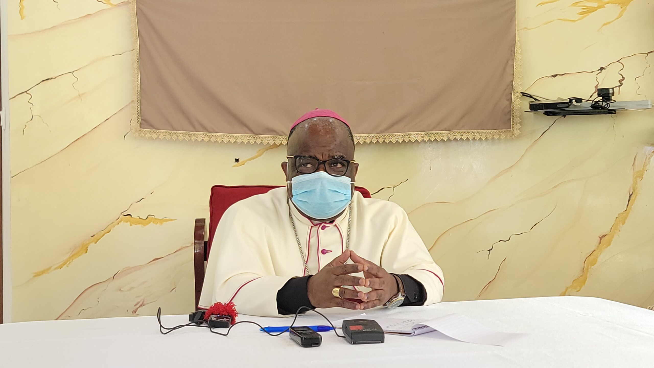 Ebola à Goma : Mgr Willy Ngumbi appelle la population au respect strict des mesures barrières