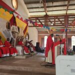 Diocèse de Goma : Monseigneur Willy Ngumbi en pastorale dans la Paroisse Saint François Caracciolo de Binja.