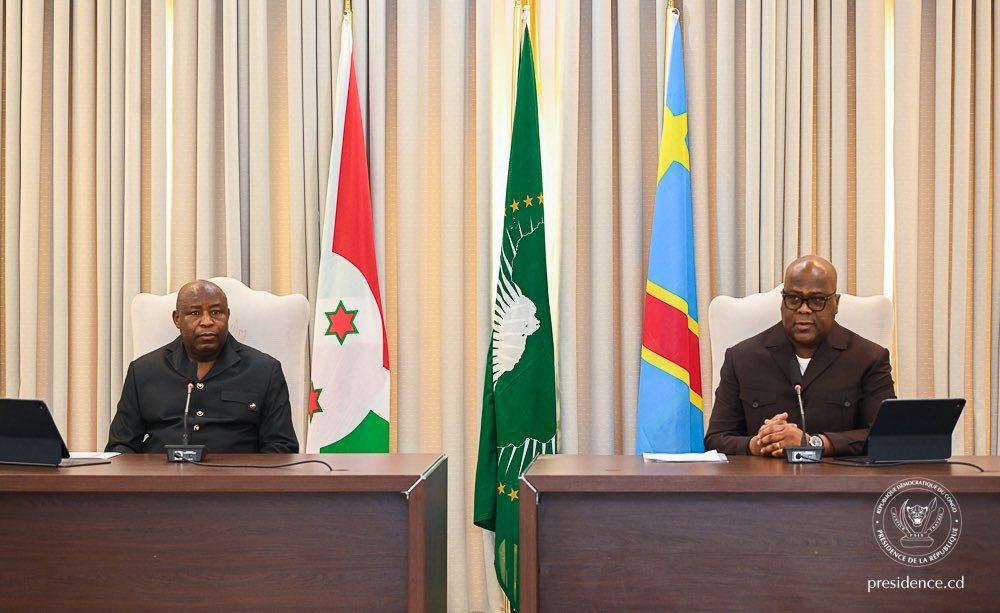 RDC–Burundi : Tshisekedi et Ndayishimiye renforcent leur coopération face à Ebola et aux défis sécuritaires
