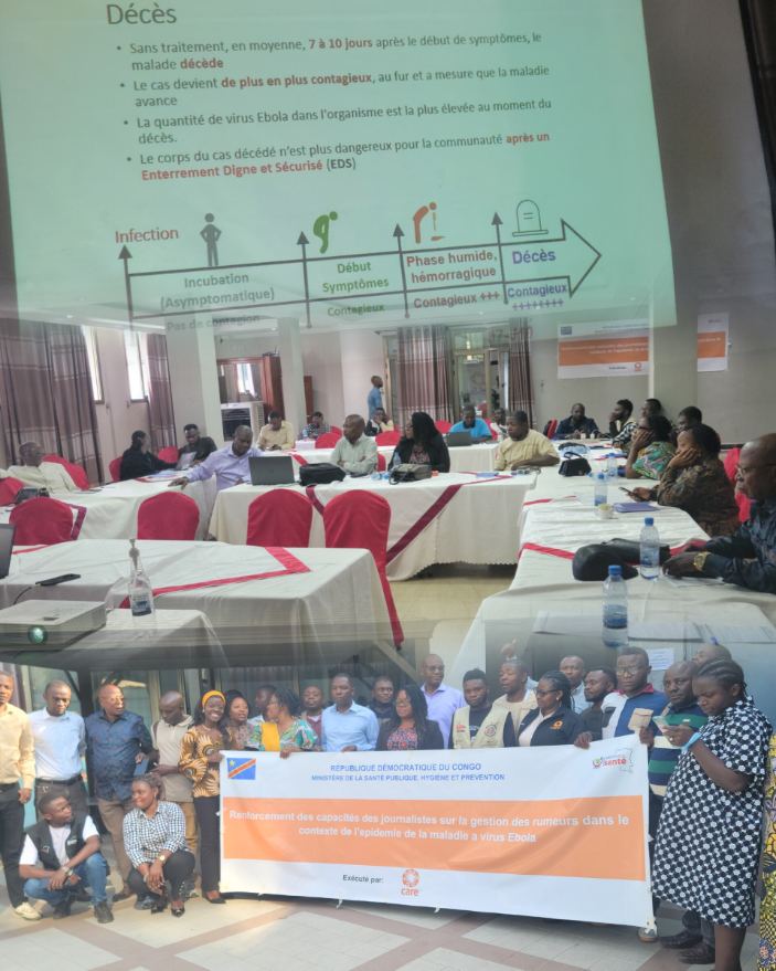 Goma : CARE renforce les capacités des journalistes communautaires pour une riposte efficace contre Ebola