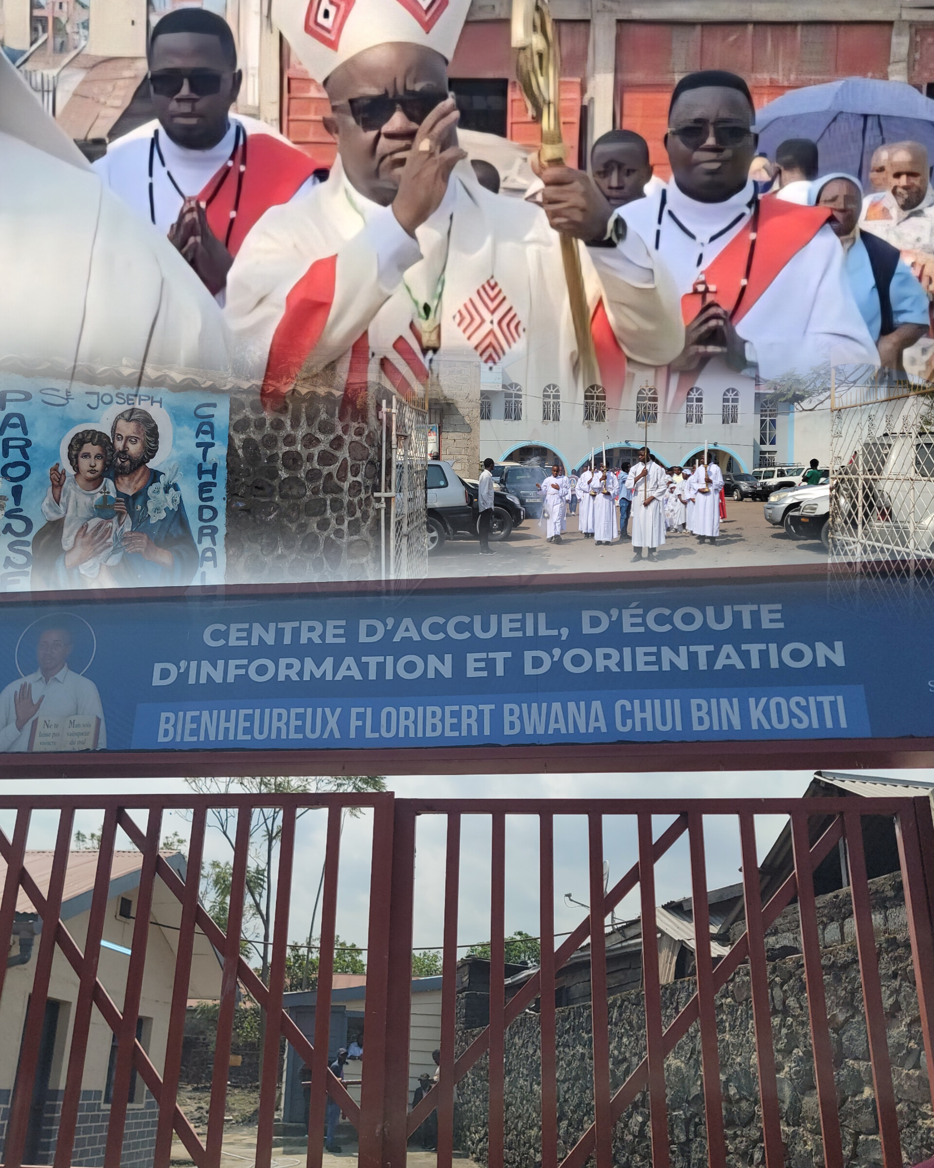 Diocèse de Goma : Ouverture officiel du Centre d’accueil, d’écoute, d’information et d’orientation Bienheureux Floribert Bwana Chui Bin Kositi.