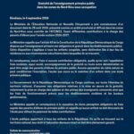 Nord-Kivu : Le ministère de l’Éducation réaffirme la gratuité de l’enseignement primaire public dans les zones sous occupation
