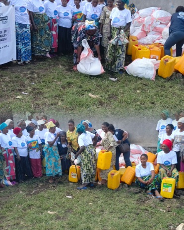 FUDEI apporte une assistance aux femmes déplacées de Mutaho vivant à Mudja grâce à l’appui du FFC